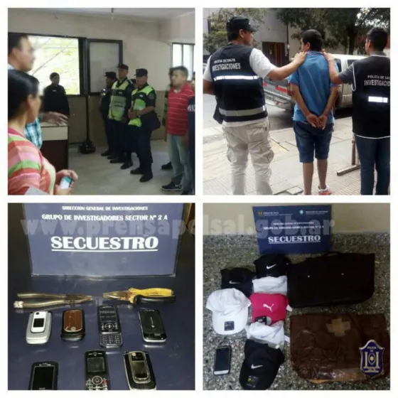 En un intenso operativo detuvieron a pungas y mecheras