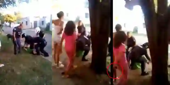 Detenían a un ladrón y los asaltó una niña (VIDEO)