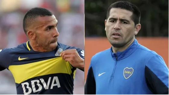 Tevez, muy cerquita de Riquelme