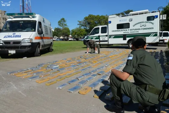 Trasladaban más de 399 kilos de marihuana en una ambulancia