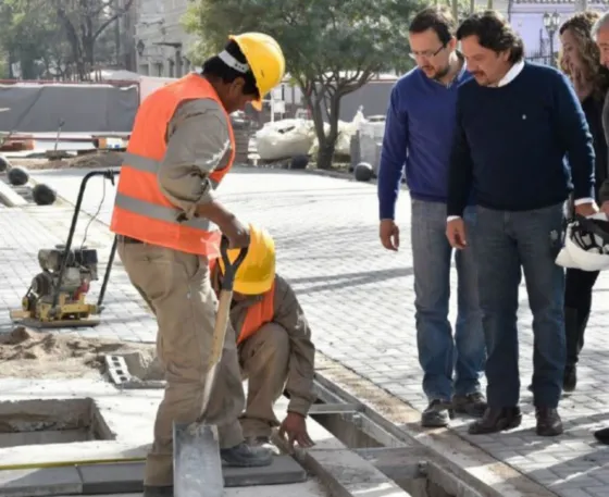 Saénz rescindió contrato a la empresa que realiza el Corredor de la Fe
