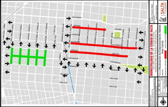 Estas son las nuevas calles con estacionamiento medido en el microcentro