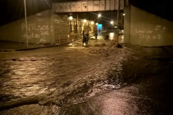 Temporal e inundaciones en Metán