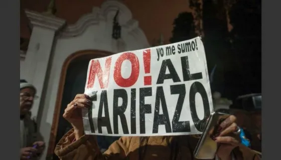 Marcha contra el tarifazo