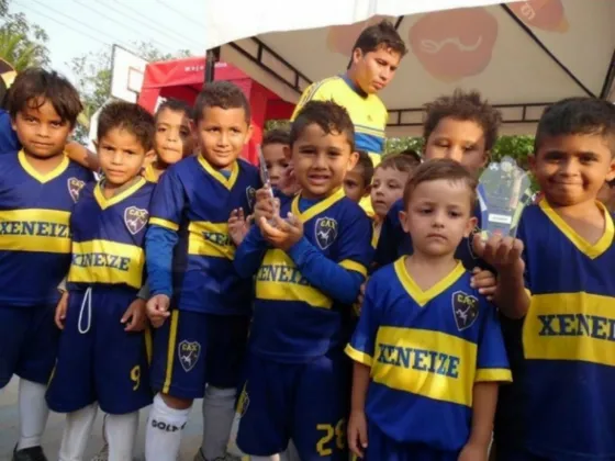 Boca visitó al Club Atlético Xeneize de Barranquilla