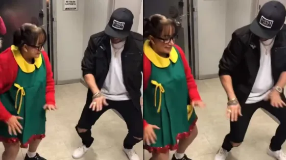 No te pierdas el perreo intenso de la Chilindrina. Video