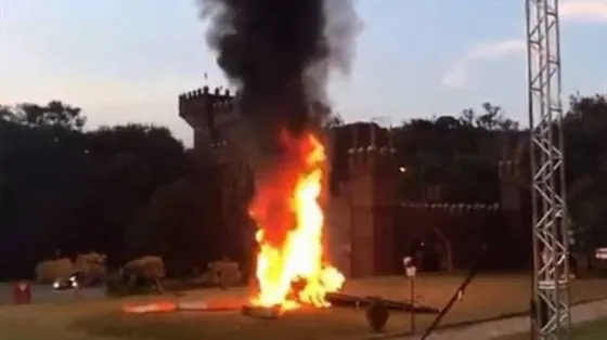 Conmoción: Cayó el helicóptero en el que se trasladaba a su boda (VIDEO)