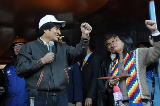 Evo se solidarizó con Milagro Sala: “No se puede silenciar la voz de los humildes”