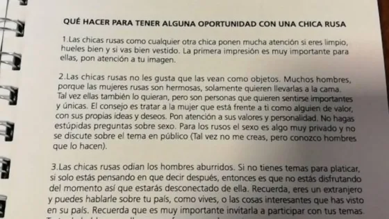 Machista y de mal gusto: La AFA da consejos para conquistar chicas rusas