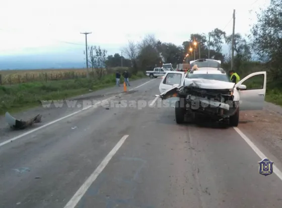 Tremendo choque en Ruta Nacional 68