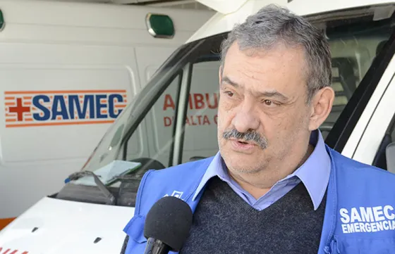 El director del SAMEC habló sobre el incendio en Sanatorio del Carmen