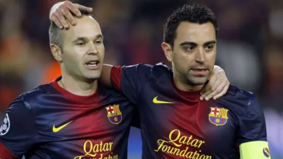 Emotiva carta de Xavi a Iniesta