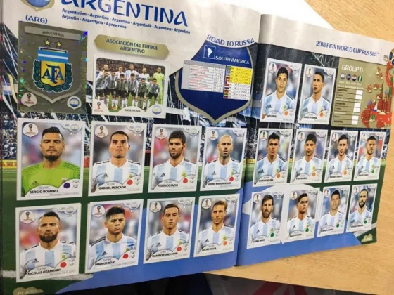 ¡Tremendo! Hay jugadores argentinos que están en el álbum, pero no en el mundial