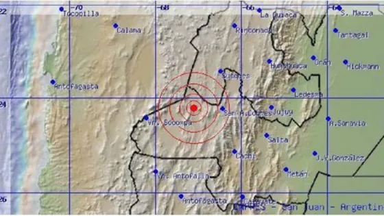 En dos días hubo 20 temblores en Jujuy, Salta, San Juan y Mendoza