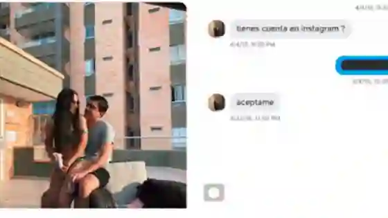 Insólito: Subió una foto con su novia y lo escracharon por infiel