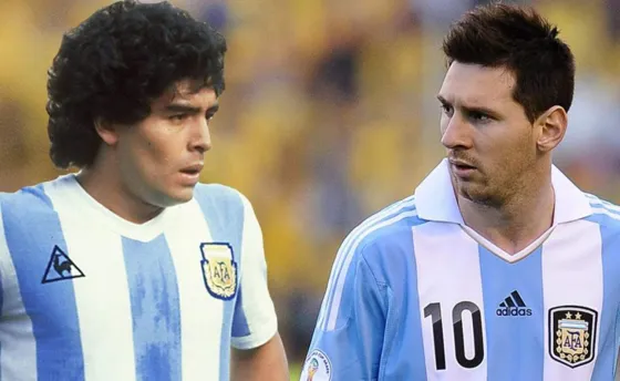 Maradona: "Todas las cosas que hace Messi las hice mucho antes”