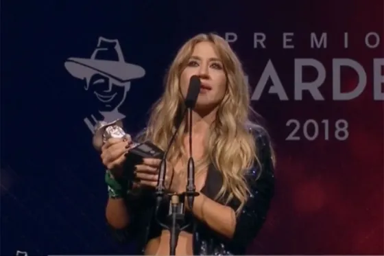 Hasta las lágrimas: Jimena Barón emocionó a todos al recibir su premio Gardel (VIDEO)