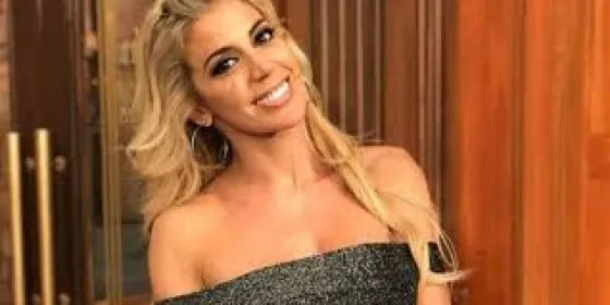 Virginia Gallardo visitó a los hijos de Ricardo Fort