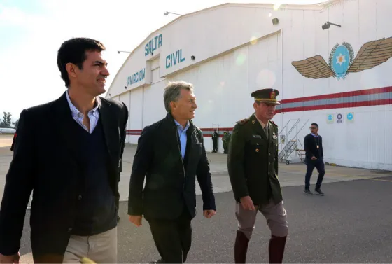 IMPERDIBLE: Macri ya llegó a Salta