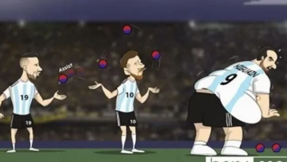 Divertidísimo meme árabe de Higuaín. FOTO