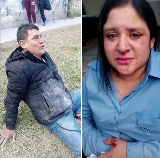 Brutal golpiza a una chofer del corredor 7E
