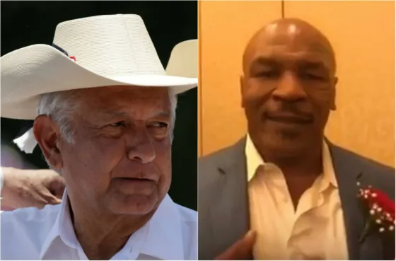 Mike Tyson le declaró su amor a Andrés López Obrador. VIDEO