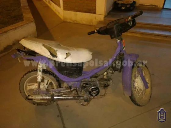 Robaron la moto a un hombre pero logró recuperarla