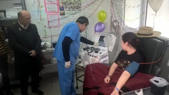 Nueva máquina que permitirá donar sangre dos veces al mes