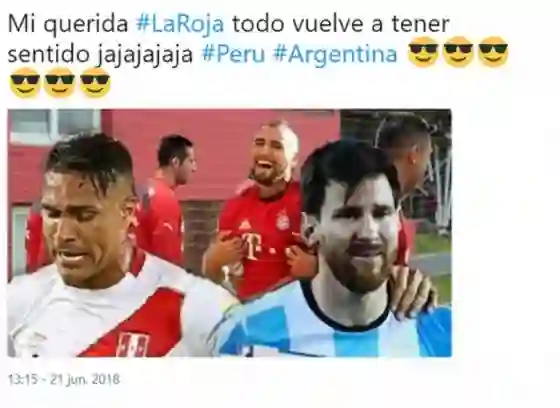 Chile se burla de la derrota de Argentina y la eliminación de Perú. Mirá los memes