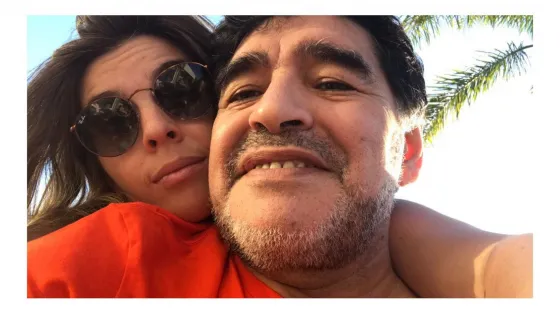 Dalma y Diego Maradona reconciliados