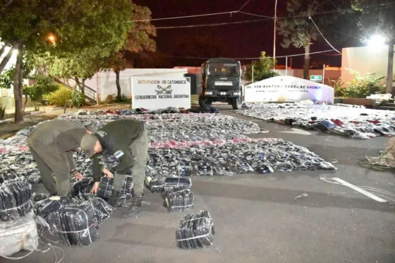 Contrabando: Decomisaron mercadería valuada en 30 millones de pesos