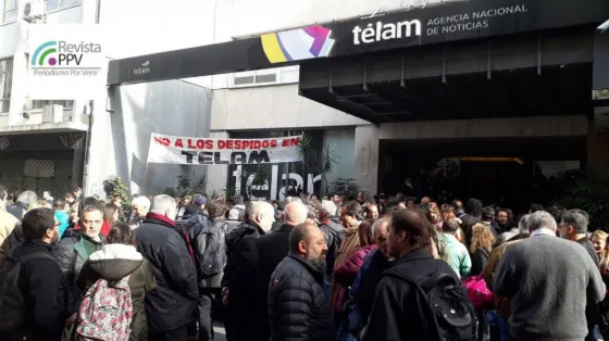 Despidos en Télam: “Acá hubo una masacre”