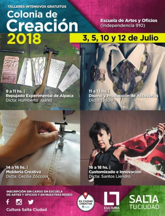 Dictarán cursos intensivos de diseño en las vacaciones de invierno