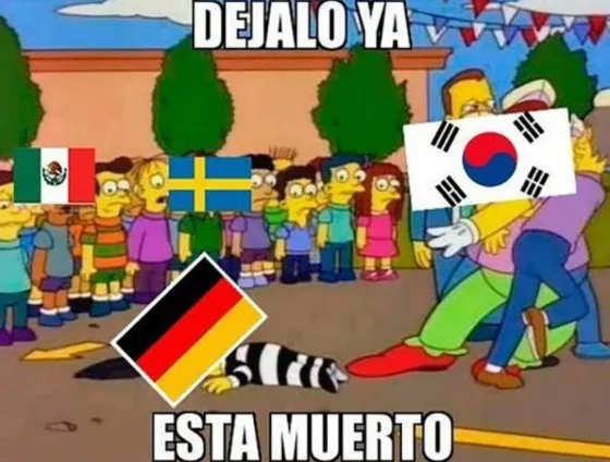Mirá los mejores memes sobre la eliminación de Alemania del Mundial