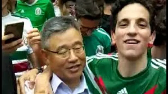 ¡Una fiesta! Mexicanos festejaron su clasificación en la Embajada de Corea del Sur. Video
