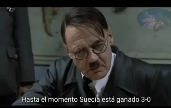 ¡Imperdible! "Hitler" se entera de la eliminación de Alemania y su reacción es desopilante. VIDEO
