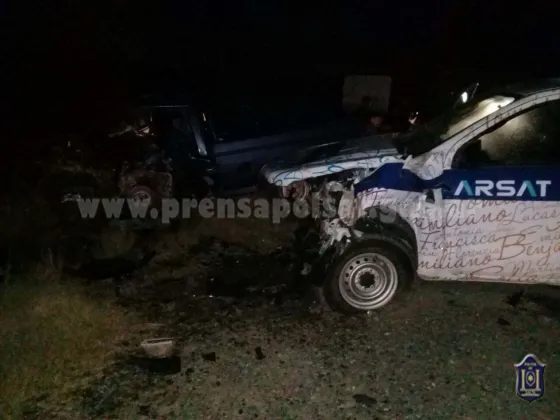 Terrible choque en ruta nacional 16. Hubo víctimas fatales