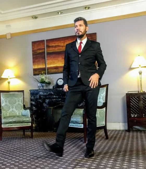 Marcelo Tinelli grabó la apertura de ShowMatch y se animó a bailar
