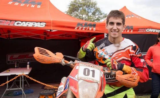Luego del accidente, Luciano Benavidez vuelve a competir