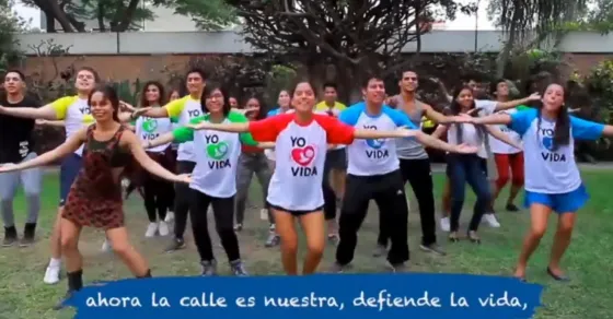 ¡Desopilante! Difunden y enseñan una coreografía “Pro Vida”. VIDEO