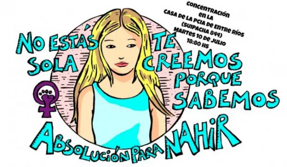 Marchan para pedir por la absolución de Nahir Galarza