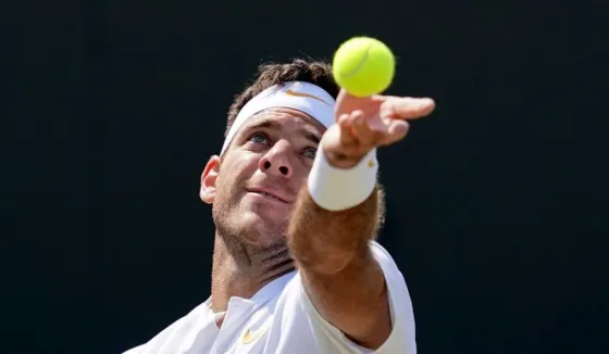 Wimbledon: Se postergó el partido de Del Potro por falta de luz