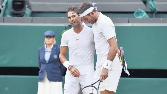 Mirá el mensaje de Juan Martín del Potro a Rafael Nadal luego del partido en Wimbledon