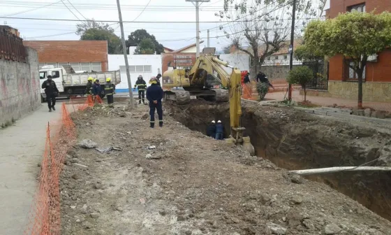 Evacúan a vecinos de calle Entre Ríos por una importante fuga de gas