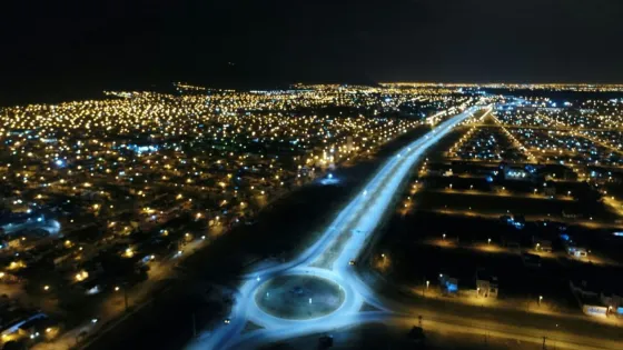 Colocaron luces de Led en toda la avenida Bolivia