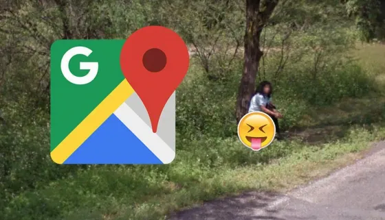 Una imagen captada en Google Maps causó gran revuelo en las redes
