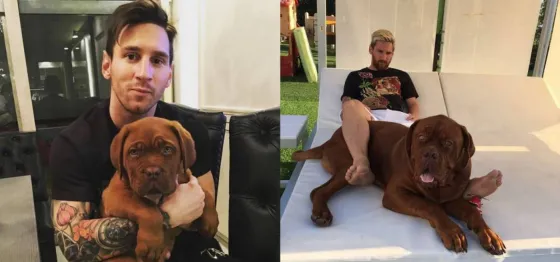 Messi jugando al fútbol con su perro es furor en las redes (VIDEO)