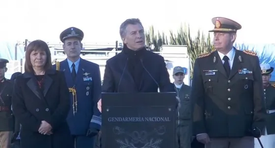 Macri en un acto con Gendarmería:”Son fundamentales para construir el país que merecemos”