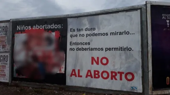 Violenta campaña en contra del aborto en Neuquén