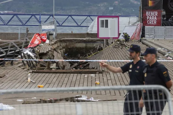 Pánico en España: Más de 300 heridos tras colapsar un muelle durante un festival